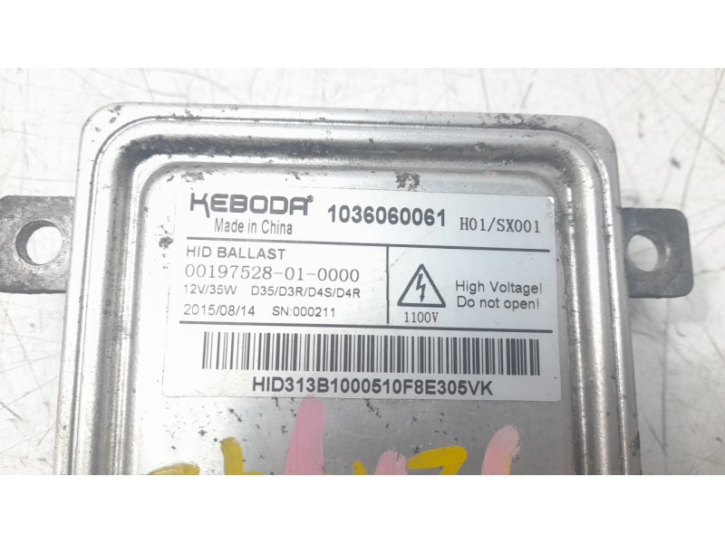 Recambio de centralita faros xenon para land rover range rover evoque (l538) 2.0 d 4x4 referencia OEM IAM 1036060061  