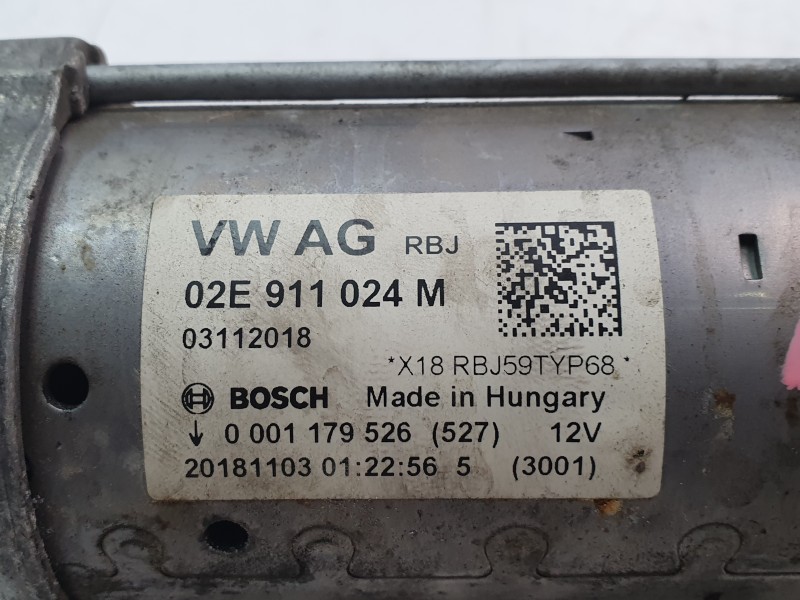 Recambio de motor arranque para cupra ateca (kh7, khp, kbp) 2.0 tsi 4drive referencia OEM IAM 02E911024M  ARF240151HQ