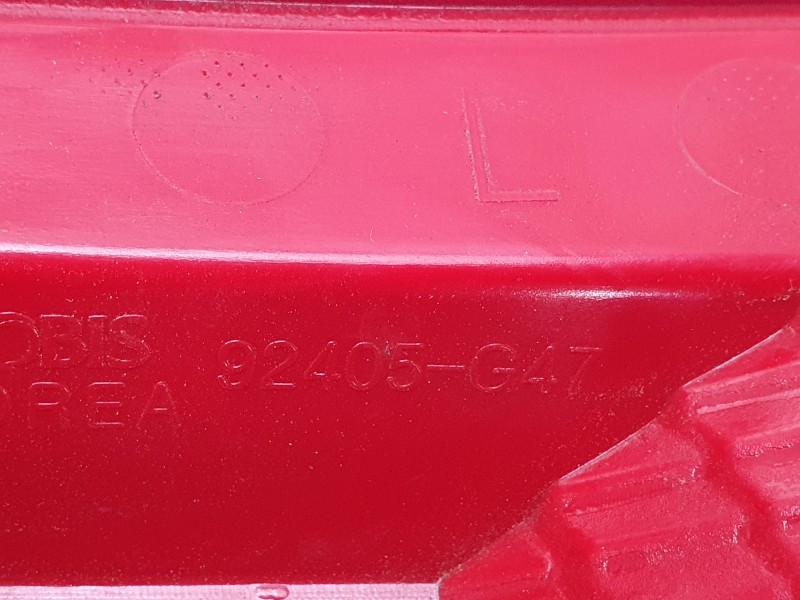 Recambio de faro antiniebla trasero izquierdo para hyundai i30 (pde, pd, pden) 2.0 n referencia OEM IAM 92405G47  