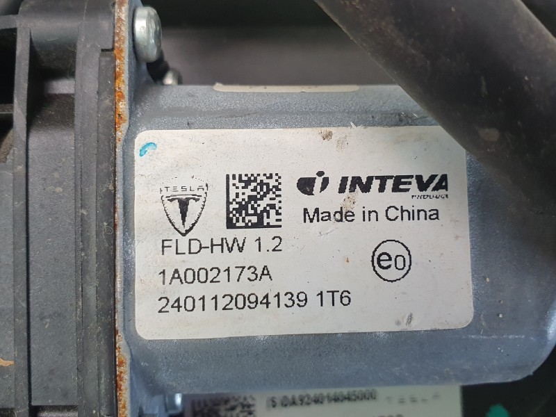 Recambio de elevalunas delantero izquierdo para tesla model 3 (5yj3) ev referencia OEM IAM 177388900C 1A002173A 