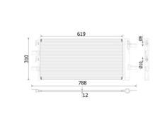 Recambio de condensador / radiador aire acondicionado para mini f56 cooper s referencia OEM IAM 6450927120405 22828110 350404 2