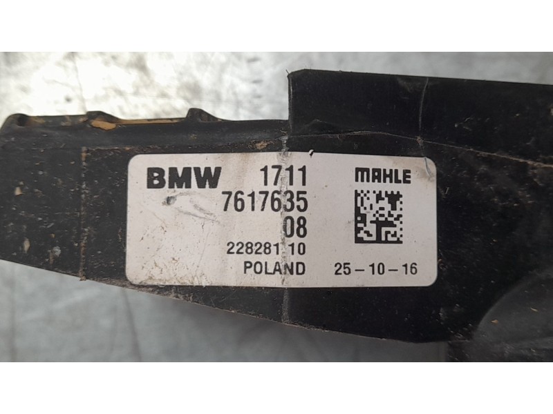 Recambio de radiador agua para mini f56 cooper s referencia OEM IAM 17117617635 59236 