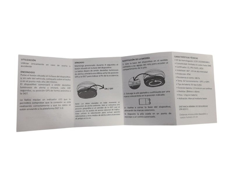 Recambio de baliza v16 para universal universal universal referencia OEM IAM BALIZAV16  