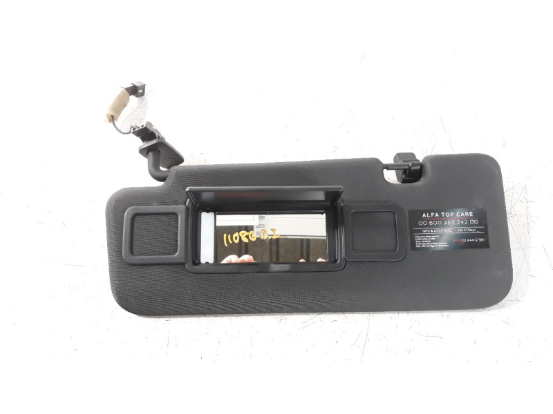 Recambio de parasol izquierdo para alfa romeo stelvio (630) quadrifoglio 4wd referencia OEM IAM 156161834  