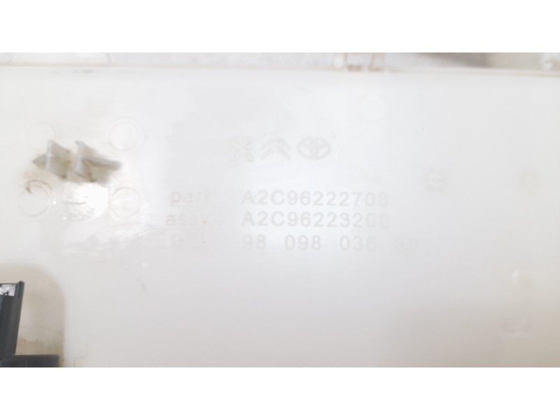 Recambio de deposito limpia para citroen jumpy fugón control m referencia OEM IAM 9809803680  
