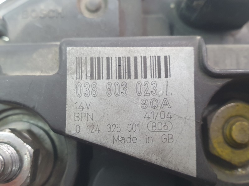 Recambio de alternador para seat alhambra (7v8, 7v9) 1.9 tdi referencia OEM IAM 038903023L  ALF201251