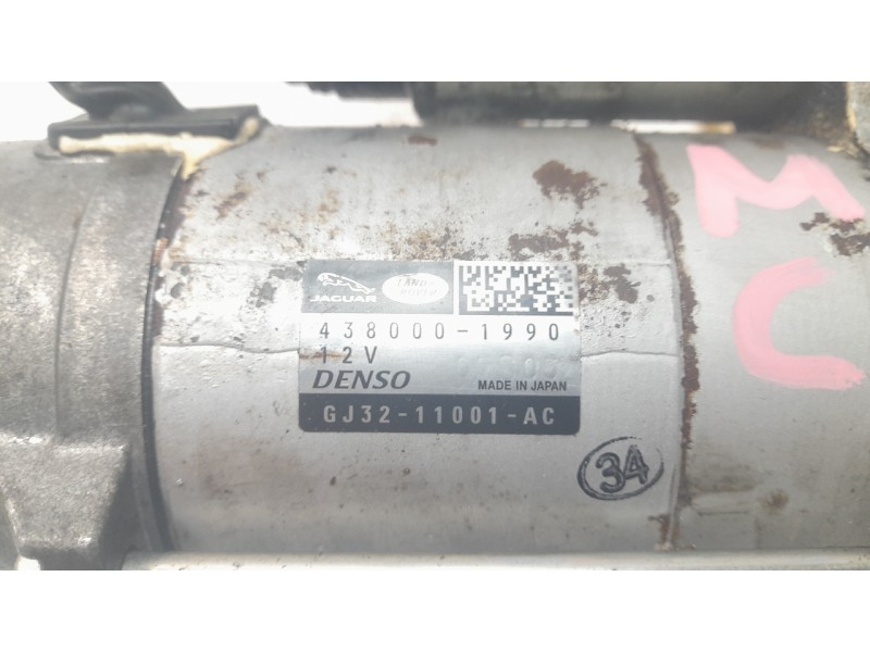 Recambio de motor arranque para land rover range rover evoque (l538) 2.0 d 4x4 referencia OEM IAM LR085507  ARF101304HQ