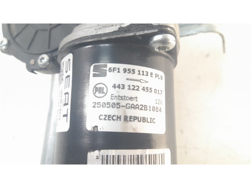 Recambio de motor limpia delantero para seat ibiza v (kj1, kjg) 1.0 tsi referencia OEM IAM 6F1955023S  