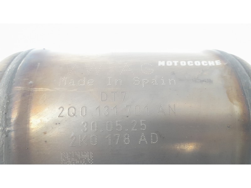 Recambio de catalizador para seat ibiza v (kj1, kjg) 1.0 tsi referencia OEM IAM 2Q0131701AN  