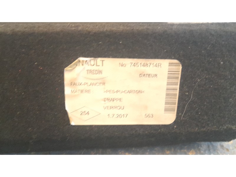 Recambio de bandeja trasera para renault clio iv grandtour (kh_) 0.9 tce 90 referencia OEM IAM 745148714R  