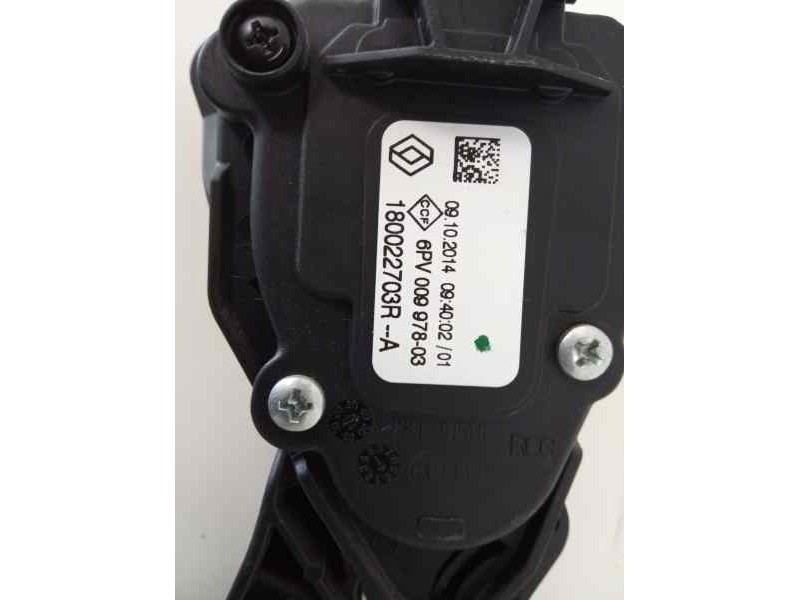 Recambio de potenciometro pedal para dacia sandero stepway referencia OEM IAM 180022703R  