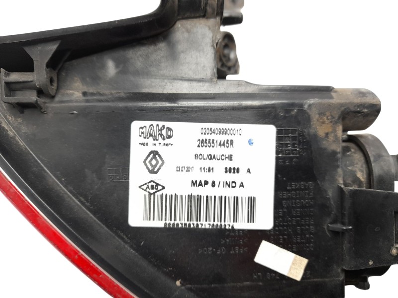 Recambio de piloto trasero izquierdo para renault clio iv grandtour (kh_) 0.9 tce 90 referencia OEM IAM 265551445R  