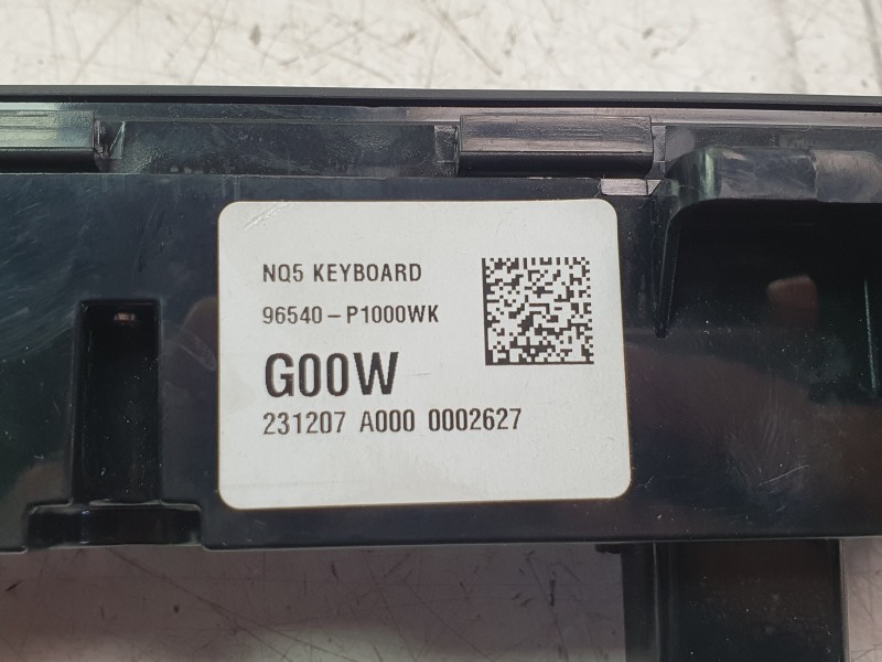 Recambio de mando climatizador para kia sportage v (nq5) 1.6 t-gdi hybrid referencia OEM IAM 96540P1000WK  