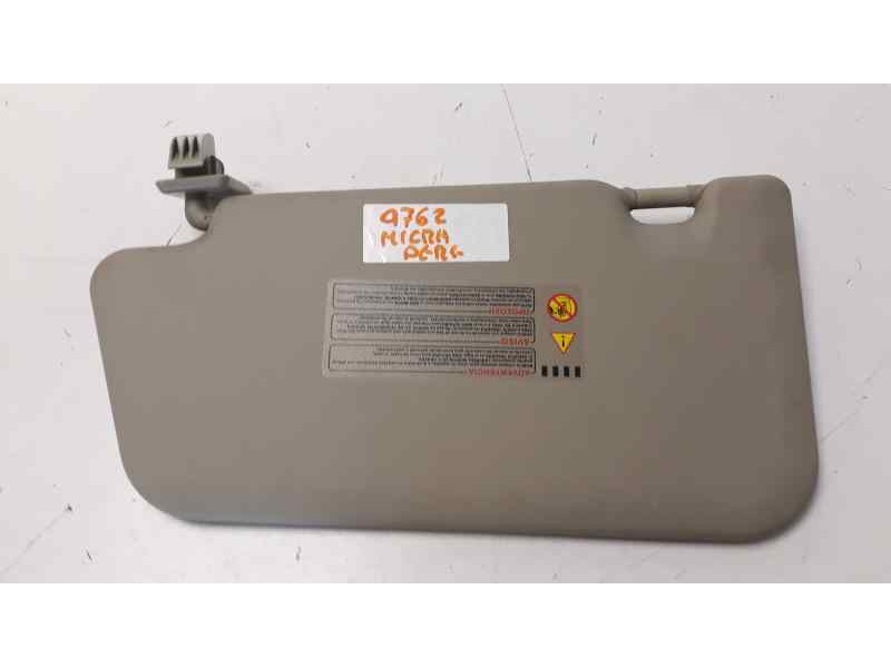 Recambio de parasol derecho para nissan micra (k12e) 1.2 cat referencia OEM IAM   