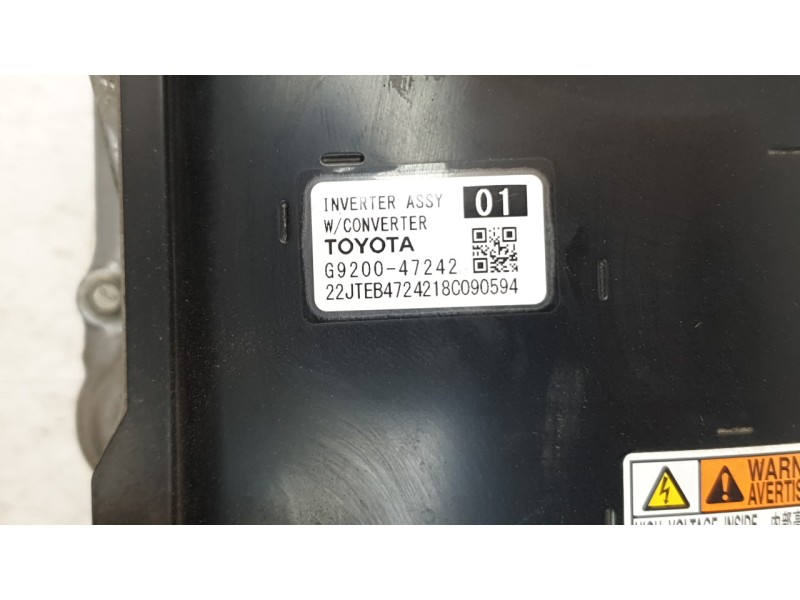 Recambio de inversor para toyota c-hr (_x1_) 1.8 hybrid (zyx10_, zyx11_) referencia OEM IAM G920047241  