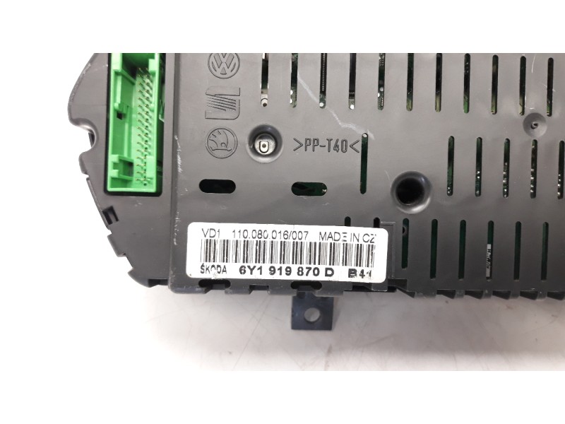 Recambio de cuadro instrumentos para skoda fabia (6y2/6y3) 1.9 tdi referencia OEM IAM 6Y19197870D  