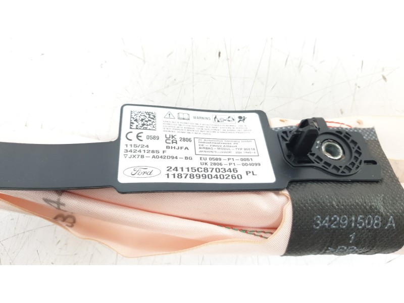 Recambio de airbag cortina delantero derecho para ford focus iv (hn) 1.0 ecoboost mhev active referencia OEM IAM JX7BA042D94BG  
