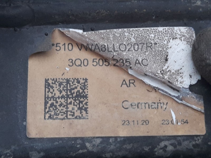 Recambio de puente trasero para volkswagen golf viii (cd1, da1) 2.0 tdi referencia OEM IAM 3Q0505235AC  