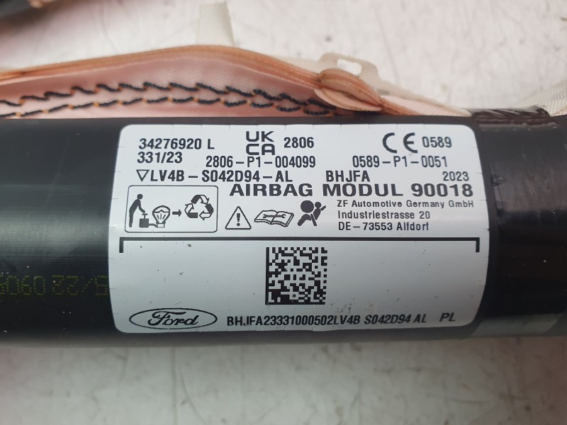 Recambio de airbag cortina delantero derecho para ford kuga iii (dfk) 2.5 fhev referencia OEM IAM LV4BS042D94AL  
