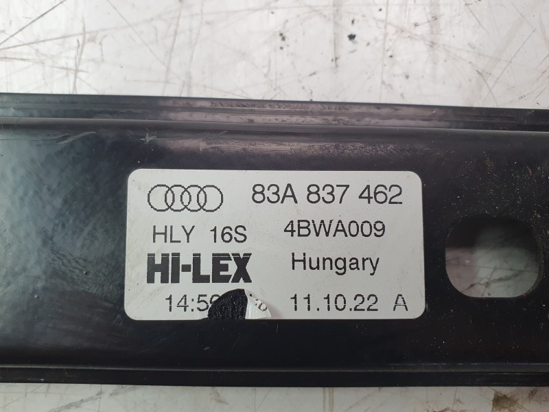 Recambio de elevalunas delantero derecho para audi q3 sportback (f3n) 35 tdi referencia OEM IAM 83A837462  