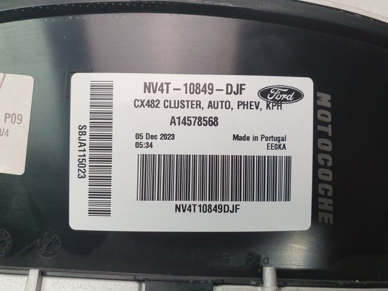 Recambio de cuadro instrumentos para ford kuga iii (dfk) 2.5 fhev referencia OEM IAM PV4T10849FAA  