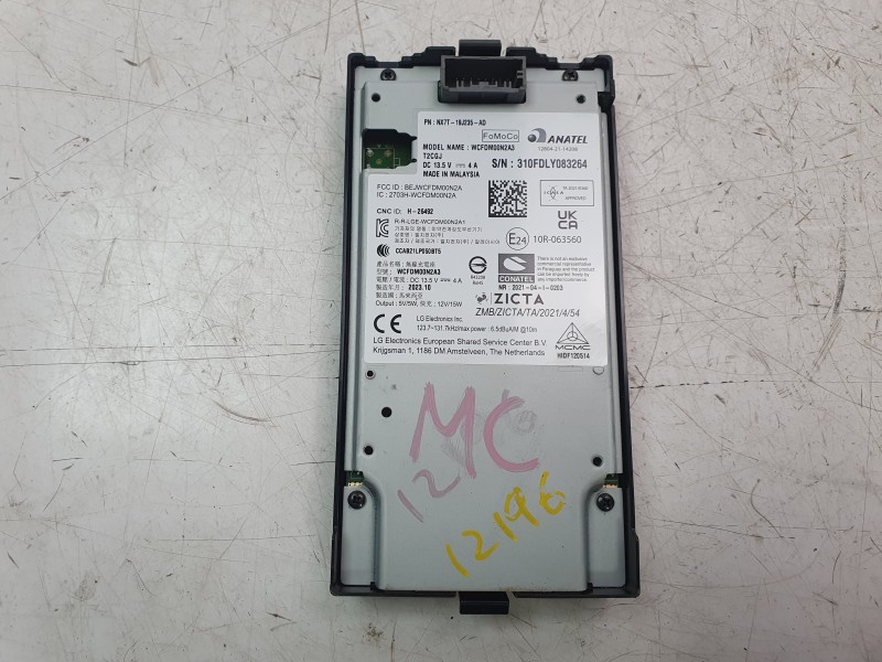 Recambio de modulo electronico para ford kuga iii (dfk) 2.5 fhev referencia OEM IAM NX7T19J235AD  