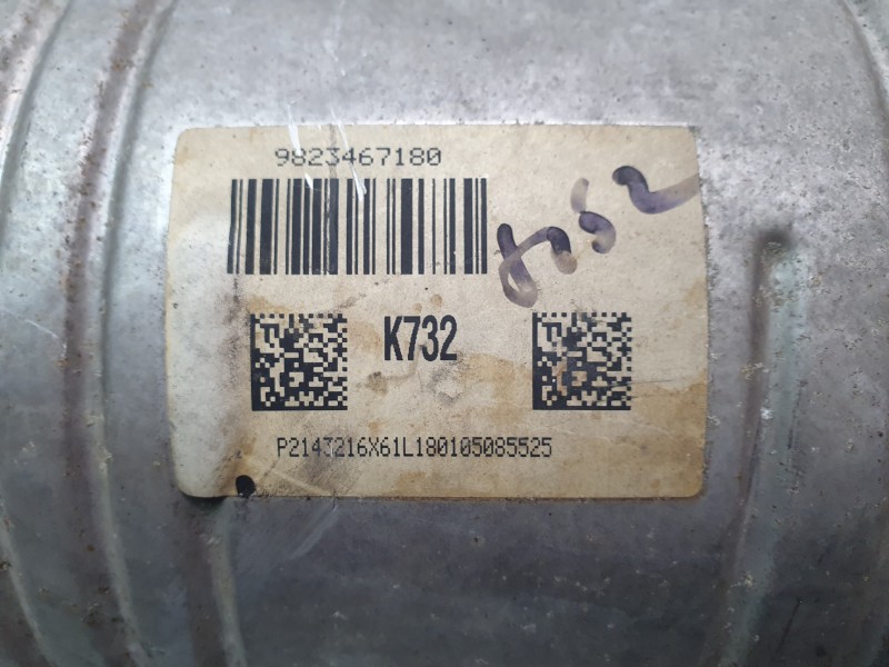 Recambio de filtro de particulas para peugeot 308 ii (lb_, lp_, lw_, lh_, l3_) 1.6 hdi 100 referencia OEM IAM 9823467180 K732 