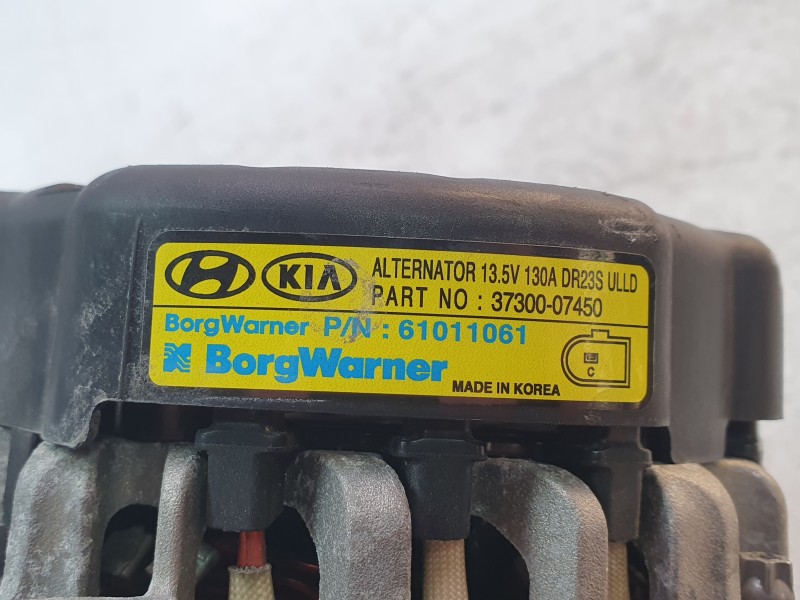 Recambio de alternador para kia stonic (ybcuv) concept referencia OEM IAM 3730007450  ALF150124DP