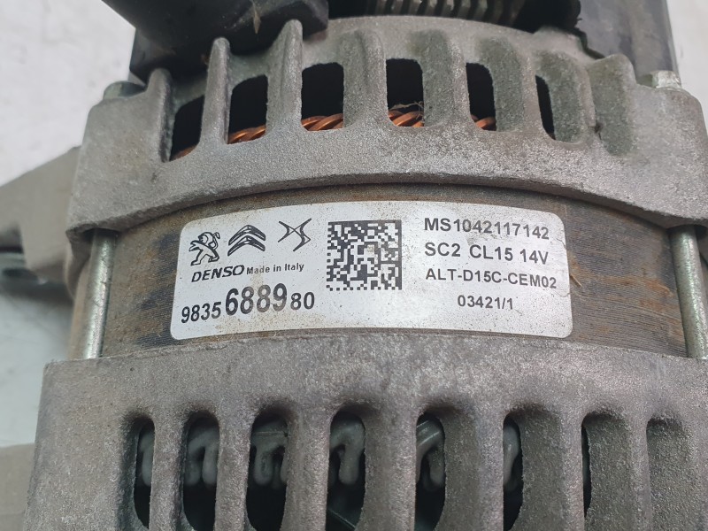 Recambio de alternador para peugeot 3008 ii suv (mc_, mr_, mj_, m4_) 1.2 thp/ puretech 130 (mrhnsm, mrhnsu, mrhnsj, mrhnyw,... r