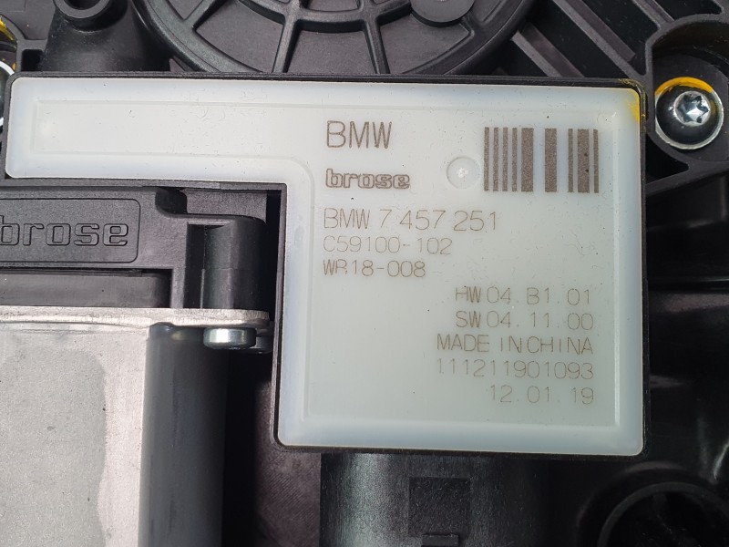 Recambio de elevalunas trasero derecho para bmw x4 (g02, f98) xdrive 30 i referencia OEM IAM  51357498154 