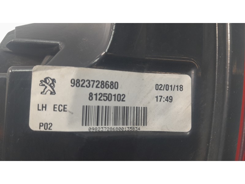 Recambio de piloto trasero izquierdo para peugeot 308 ii (lb_, lp_, lw_, lh_, l3_) 1.6 hdi 100 referencia OEM IAM 9823728680  PG