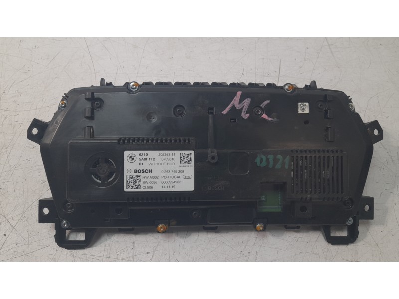 Recambio de cuadro instrumentos para bmw 1 (f40) 118 d referencia OEM IAM 62105A69517  
