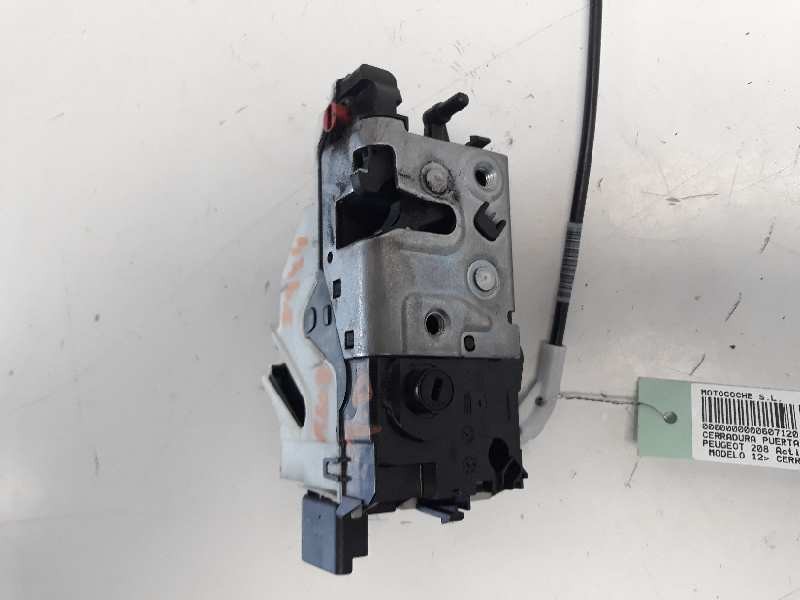 Recambio de cerradura puerta trasera derecha para peugeot 208 active referencia OEM IAM   