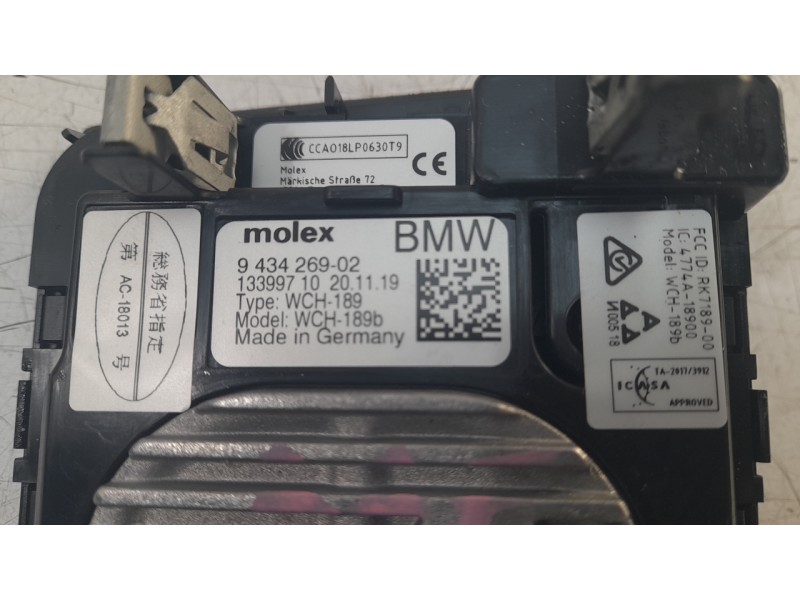 Recambio de cargador movil para bmw 1 (f40) 118 d referencia OEM IAM 943426902  