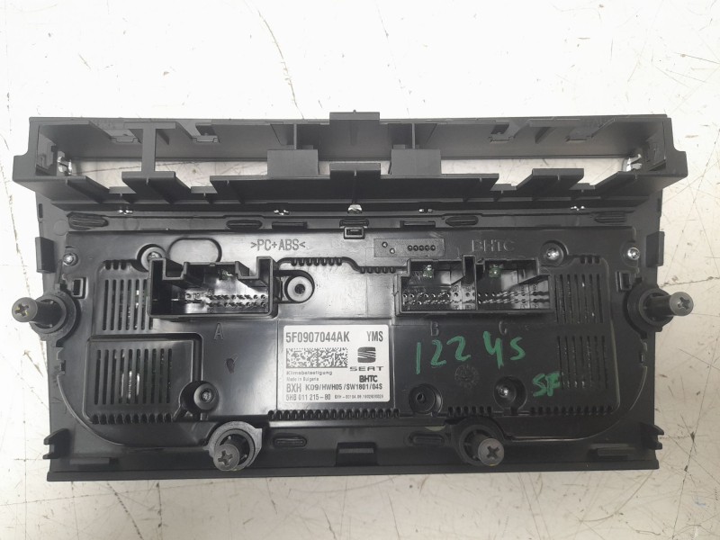 Recambio de mando climatizador para seat leon (5f1) 1.5 tsi referencia OEM IAM 5F0907044AK  