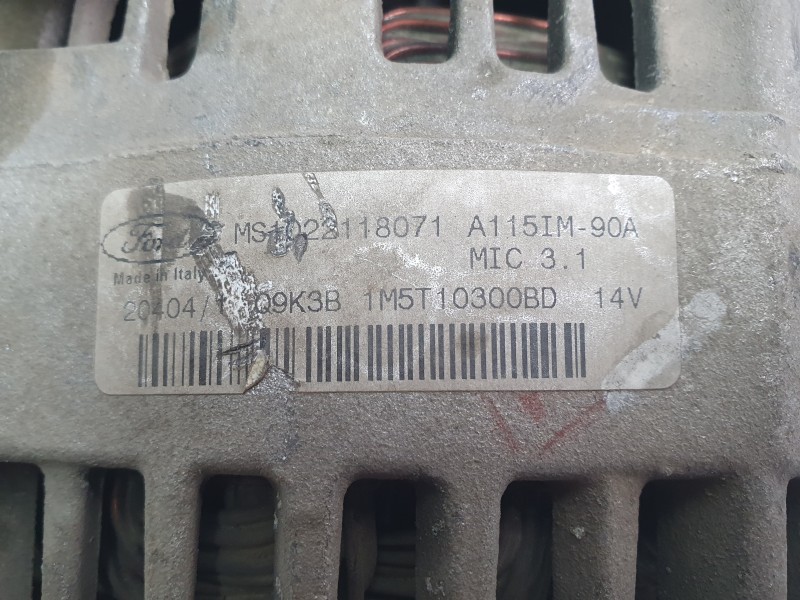 Recambio de alternador para ford focus i (daw, dbw) 1.8 tdci referencia OEM IAM 1M5T10300BD MS1022118071 ALF810103