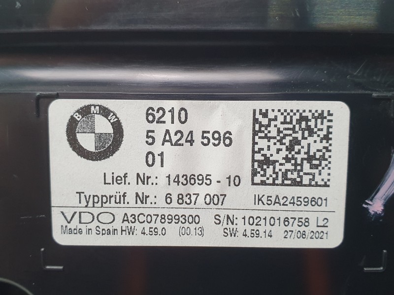 Recambio de cuadro instrumentos para bmw x2 (f39) sdrive 18 d referencia OEM IAM 62105A3B664  
