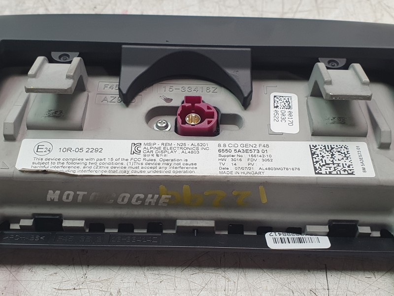 Recambio de sistema navegacion gps para bmw x2 (f39) sdrive 18 d referencia OEM IAM 65505A065D2  