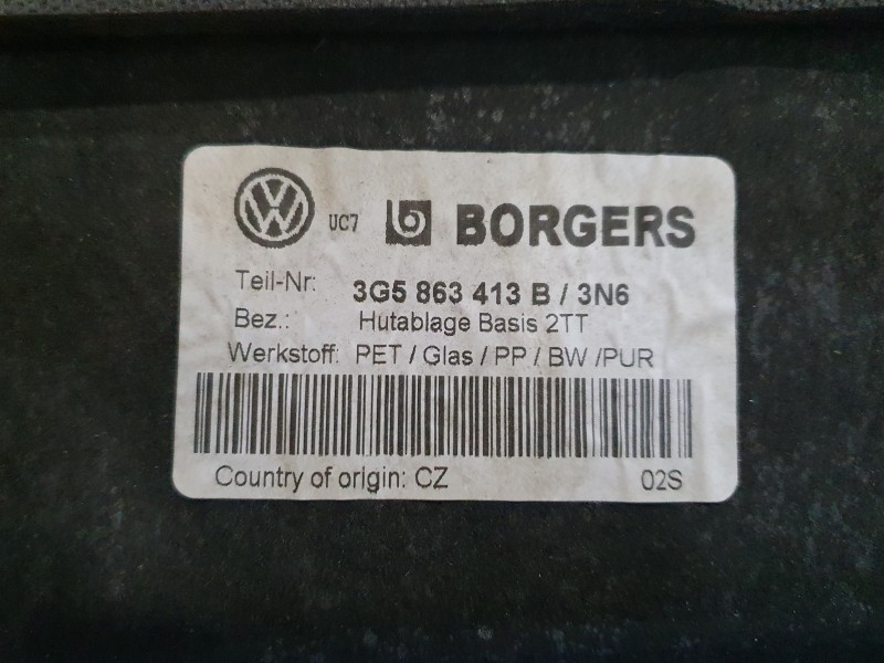 Recambio de tapa maletero para volkswagen passat lim. (3g2) 1.8 tsi referencia OEM IAM 3G5863413B  