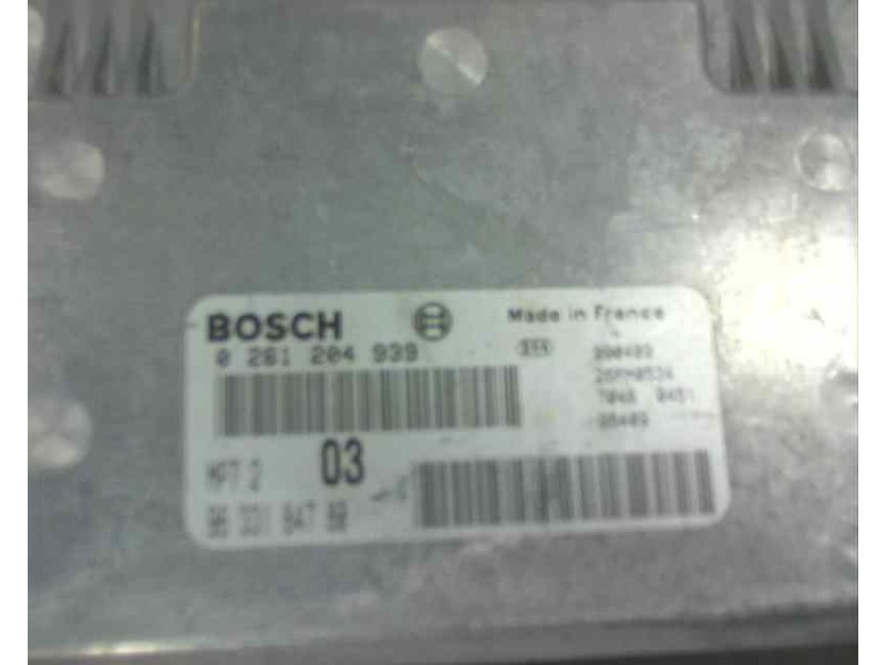 Recambio de centralita motor uce para citroen xsara berlina 1.6 referencia OEM IAM 9633184780 0261204939 
