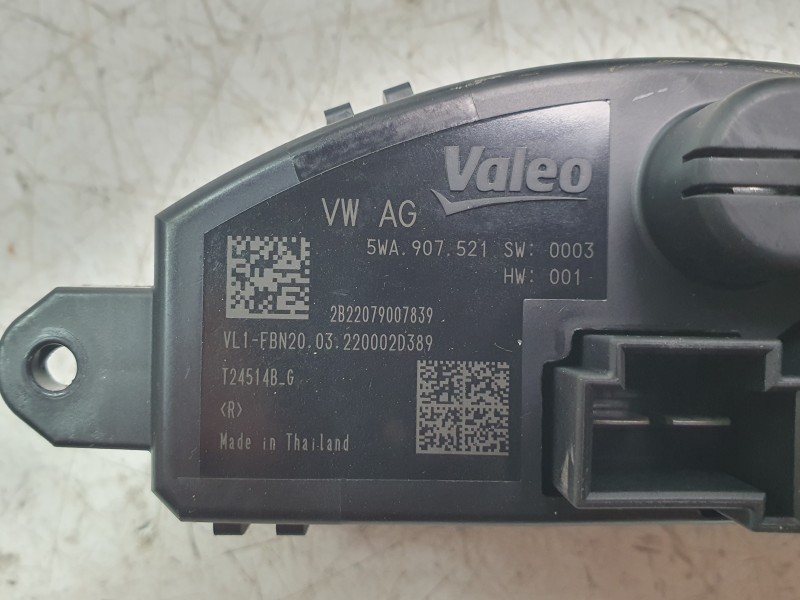 Recambio de resistencia calefaccion para audi a3 limousine (8ys, 8ym) 30 tdi referencia OEM IAM 5WA907521  