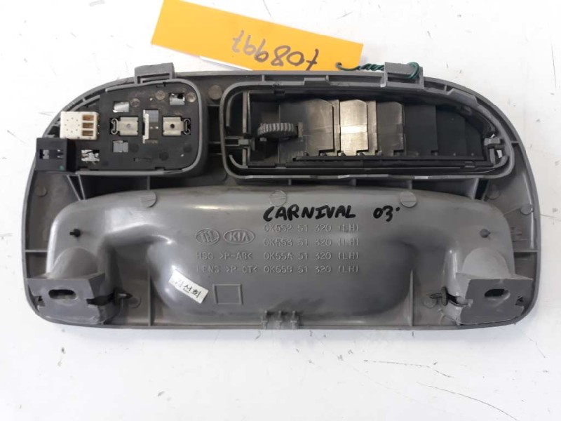 Recambio de luz interior para kia carnival ii 2.9 crdi cat referencia OEM IAM 0K55251320  