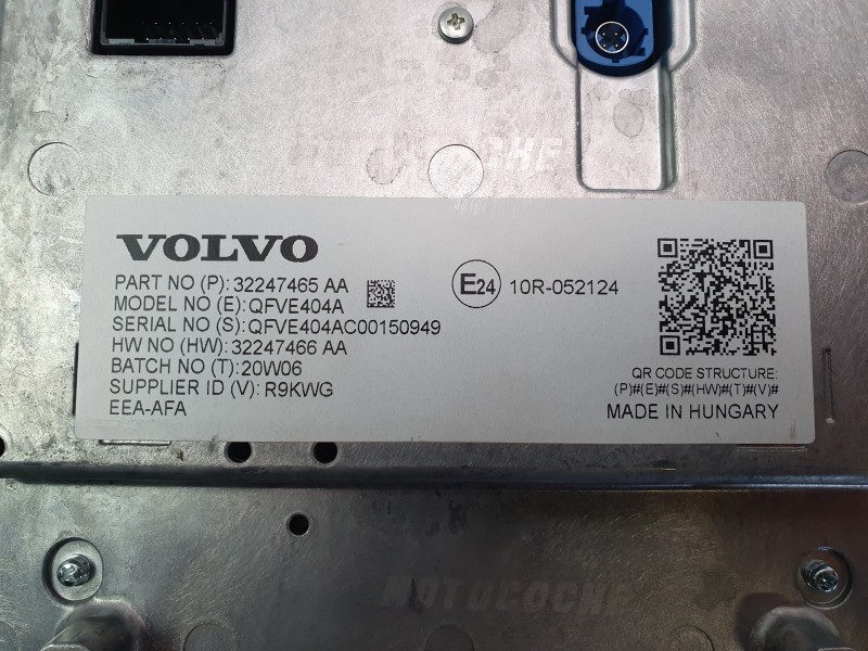 Recambio de sistema navegacion gps para volvo s60 iii (224) t5 referencia OEM IAM 36010459  