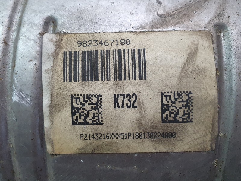 Recambio de filtro de particulas para citroën c4 picasso ii 1.6 bluehdi 120 referencia OEM IAM 9823467180  