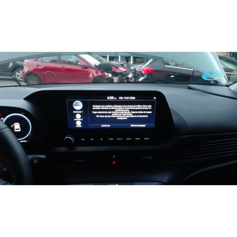 Recambio de pantalla multifuncion para hyundai i20 iii (bc3, bi3) 1.0 t-gdi referencia OEM IAM   