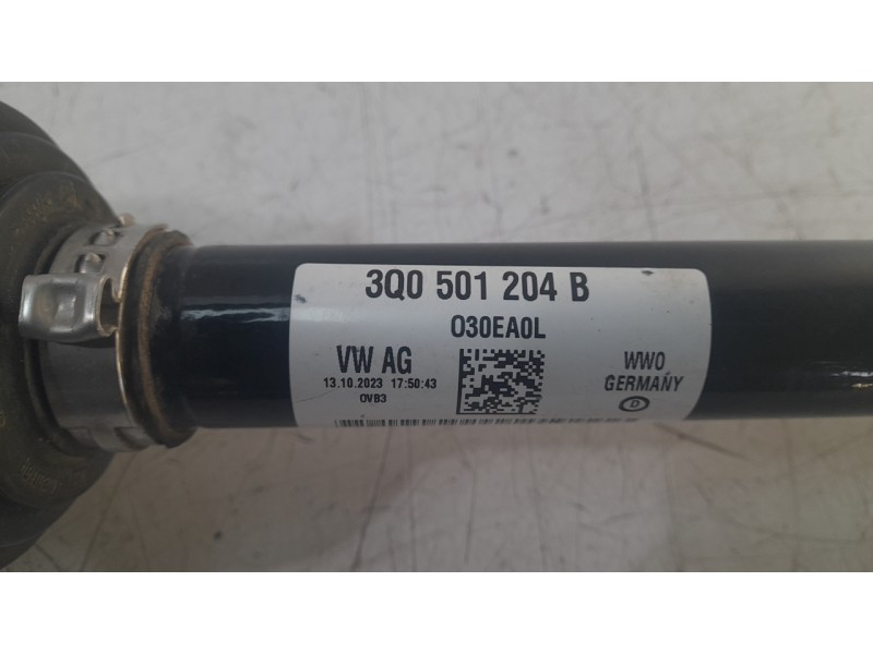 Recambio de transmision trasera derecha para audi q3 sportback (f3n) 40 tdi quattro referencia OEM IAM 3Q0501204B  V1399 , T7868