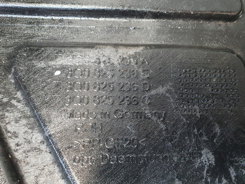 Recambio de cubrecarter para volkswagen t-roc (a11, d11) 1.0 tsi referencia OEM IAM 3Q0825236  