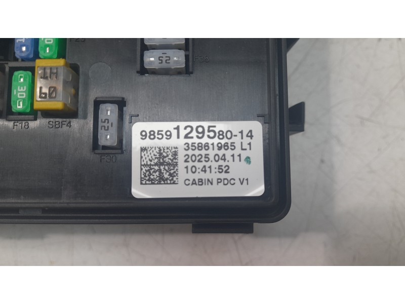 Recambio de caja reles / fusibles para citroën nuevo citroen c3 turbo 100 s&s 6v max nuevo citroen c3 turbo 100 s&s 6v max refer