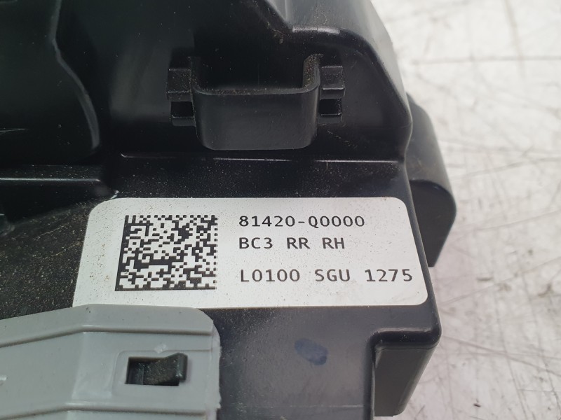 Recambio de cerradura puerta trasera derecha para hyundai i20 iii (bc3, bi3) 1.0 t-gdi referencia OEM IAM 81420Q0000  