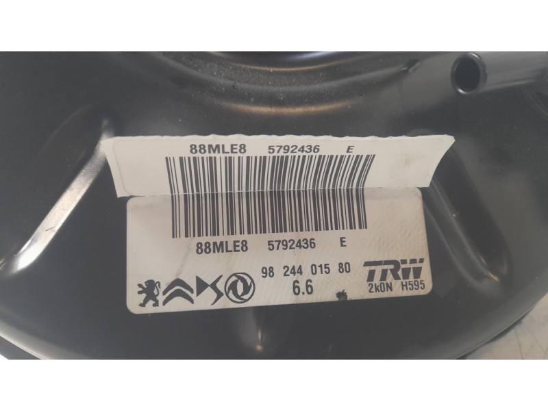 Recambio de servofreno para citroën nuevo citroen c3 turbo 100 s&s 6v max nuevo citroen c3 turbo 100 s&s 6v max referencia OEM I